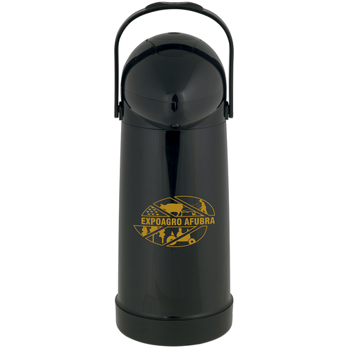 Garrafa Térmica Mor Nobile Expoagro 1L, Ampola de Vidro, Preta - 25120022