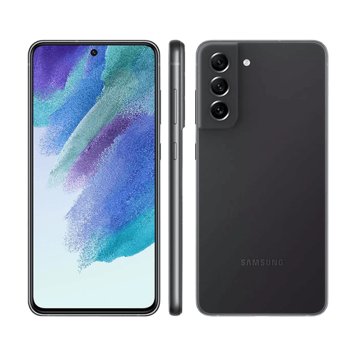 Smartphone Samsung Galaxy S21 FE 5G 128GB Preto com Tela de 6,4" e Câmera Tripla de 12MP