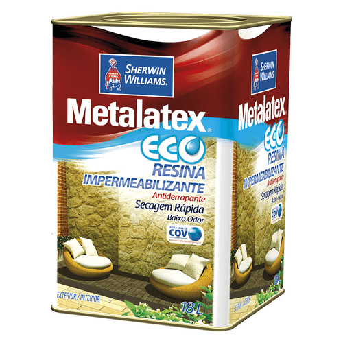Resina Impermeabilizante Metalatex Eco Incolor 18 L