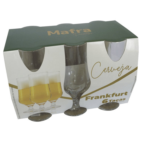 Conjunto de Taças para Cerveja Mafra Frankfurt 310ml, 6 Peças - 9772.01