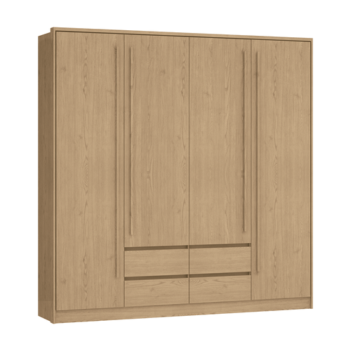 Guarda - Roupa / Roupeiro Castro Astor, 4 Portas, Engelin / Boucle - 3296