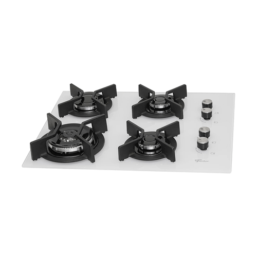Cooktop A Gás Fischer TC Infinity 4 Bocas Branco 26297-62936