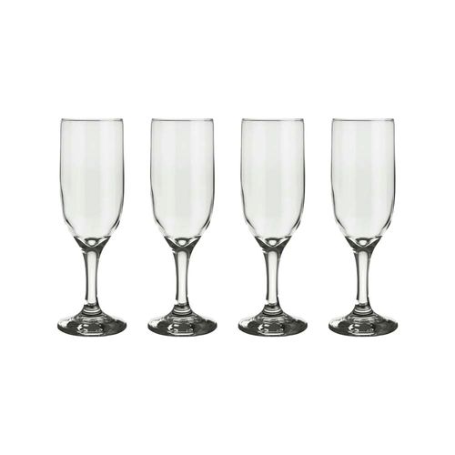 Conjunto de 4 Taças para Espumante 180ml Nadir Gallant, Vidro