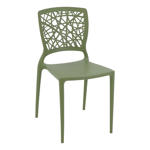 Cadeira Tramontina Joana Em Polipropileno Verde Oliva - 92058/027