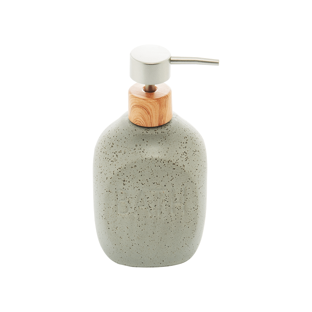 Porta Sabonete Líquido Lyor Bath 430ml Granilite, Cinza - 5687