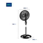 Ventilador de Coluna 40CM 6 Pás VSP-40C-B 220V 60HZ Super Power Preto -  Ventilador de Coluna Super Power VSP-40C-B 40cm Mondial Preto 6 Pás 220V  60Hz - MONDIAL