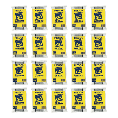 Kit Com 10kg De Prego Telheiro Gerdau 18x27