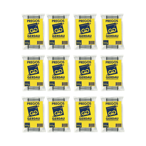 Kit Com 6kg De Prego Telheiro Gerdau 18x27