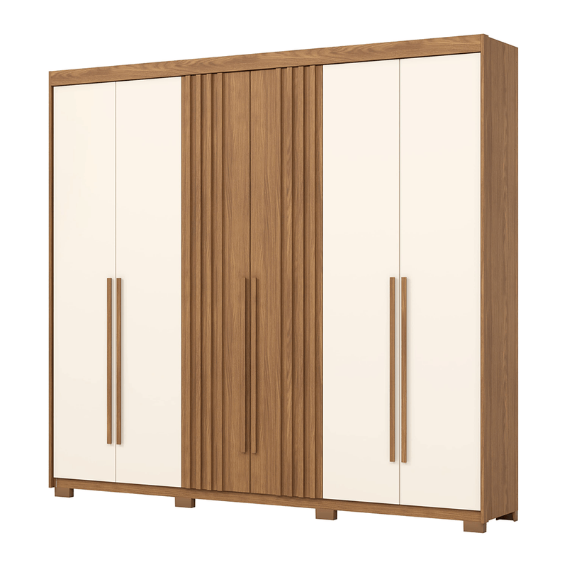 Guarda-Roupa-Roupeiro-Henn-Norton-6-Portas-4-Gavetas-Nature-Off-White-D325-127-163146-163146-1