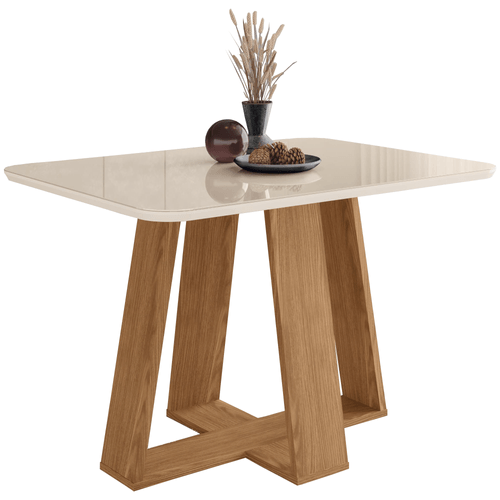 Mesa Henn Lins 120x80cm Nature / Off White - Sc89-127