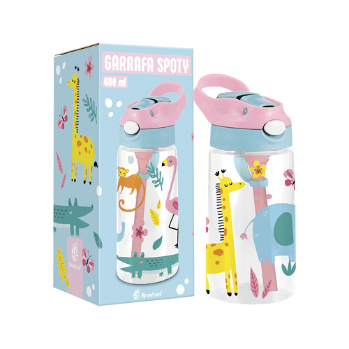 Garrafa Térmica Brasfoot Spoty 480ml Animais - 13162