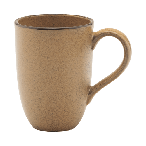 Caneca Oxford Flat Ocre 350ml, Cerâmica - 141350