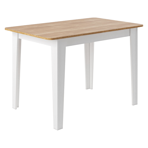 Mesa Sonetto Retangular 110x68cm Branco/Mel - 1011380140