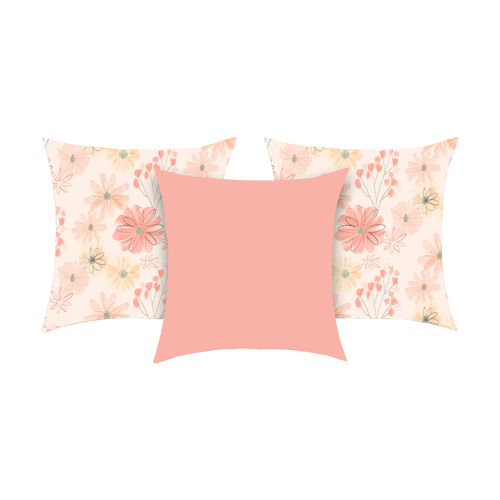 Kit Almofada Decorativa Drafmil 40cm X 40cm, 3 Peças, Sortida - K 14