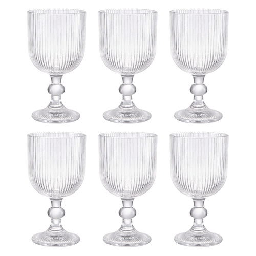 Conjunto De Taças Para Água L'Hermitage Cameratta 365ml, Vidro, 6 Peças - 29063