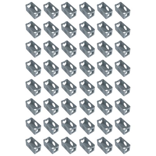 Kit Com 48 Caixas Condulete Inpol 5 Entradas 1/2" 3/4" Cinza - 15