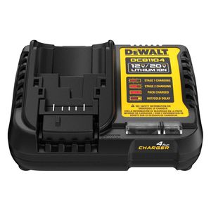 Carregador De Bateria Rápido 12v A 20v Dewalt 4ah Bivolt - Modelo Dcb104-Br