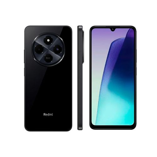 Celular Xiaomi Redmi 14c 256gb 4gb Ram Preto - Tela 6,88", 120hz, Android 14