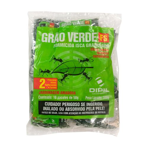 Formicida Isca Granulada Grão Verde FS Dipil 500g