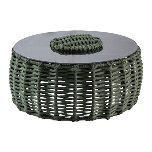 Mesa De Centro Artegi Cervejeira Harpia Corda Náutica Verde - 9008