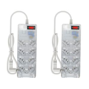 Kit 2 Filtros Linha 8 Tomadas LCF Trans. Clamper - 26776