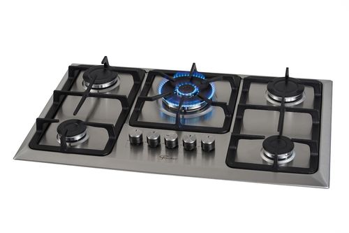 Fogão Mesa Fischer 5 Bocas Tripla Chama Infinity Inox