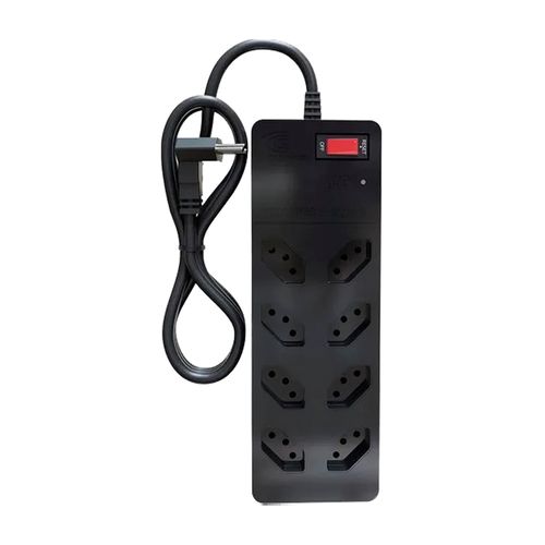 Filtro Linha Com 8 Tomadas 10A LCF Clamper Preto - 26775