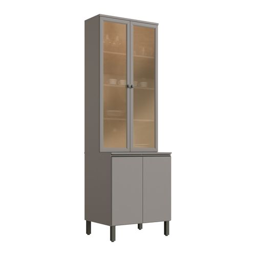 Cristaleira Cadorin Diamante 5585-2 Fume