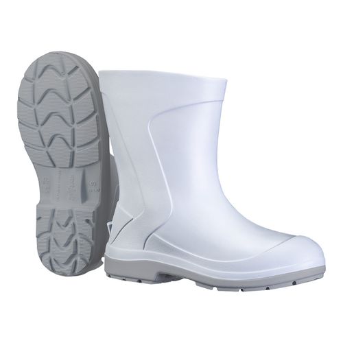 Bota Ultraleve Baspan EVA/PU Branca Cano Médio N.41