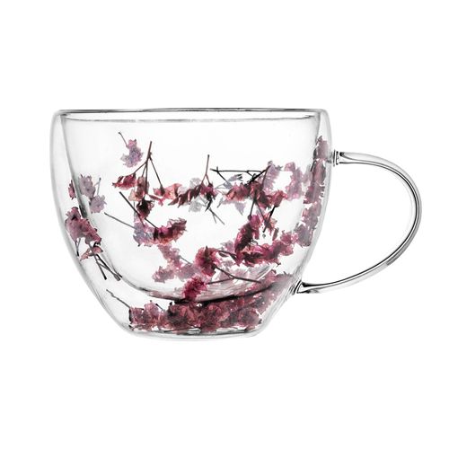 Caneca Vidro Parede Dupla Fall 330ml Wolff 20836