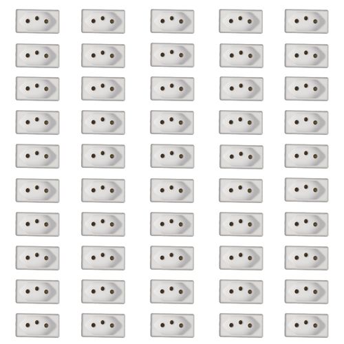 Kit 50UN Modulo Tomada 2P+T 20A/250V BR Tramontina - 57115038