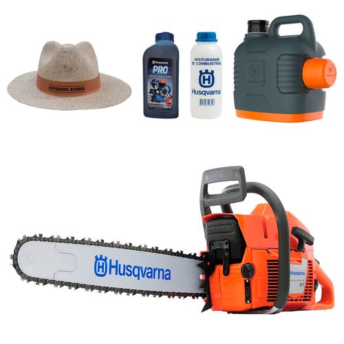 Kit Motosserra Gasolina Husqvarna 61 Sabre 18" Com Acessórios