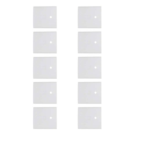 Kit 10UN Placa 4x4 1 Furo de 9,5mm Liz Br Tramontina - 57106022