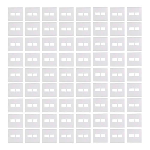 Kit 100 Placas 4x4 2 Postos Liz Br Tramontina - 57106/023