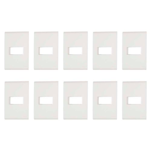 Kit 10UN Placas 4x2 1Posto Horizontal Liz Br Tramontina - 57106004