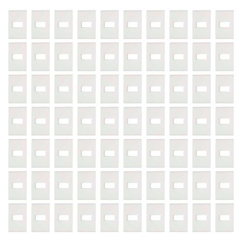 Kit 100UN Placas 4x2 1Posto Horizontal Liz Br Tramontina - 57106004