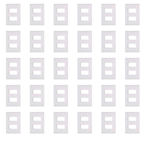 Kit 30UN Placas 4x2 2Postos Afastados Liz Tramontina - 57106006