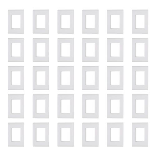 Kit 30UN Placas 4x2 3 Postos Juntos Liz Branca Tramontina – 57106007