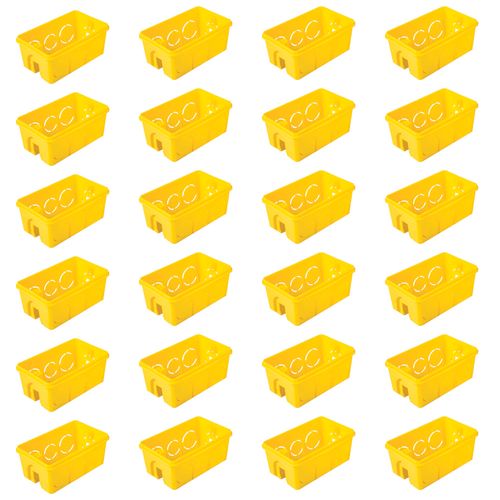 Kit Com 24 Caixas De Embutir Bet Plásticos 4x2 - CX42103