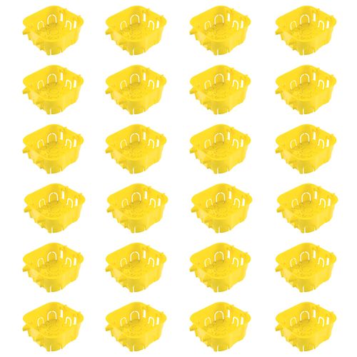 Kit Com 24 Caixas De Embutir Para Gesso Bet Plásticos 4x4 - DW44103