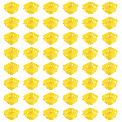 Kit Com 48 Caixas De Embutir Para Gesso Bet Plásticos 4x4 - DW44103