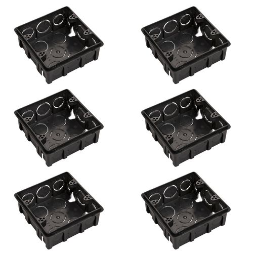 Kit Com 6 Caixas De Embutir Bet Plásticos 4x4 - CX44102