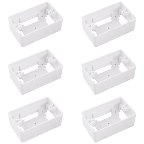 Kit Com 6 Caixas De Derivação Sobrepor Bet Plásticos 4x2 - CX42201