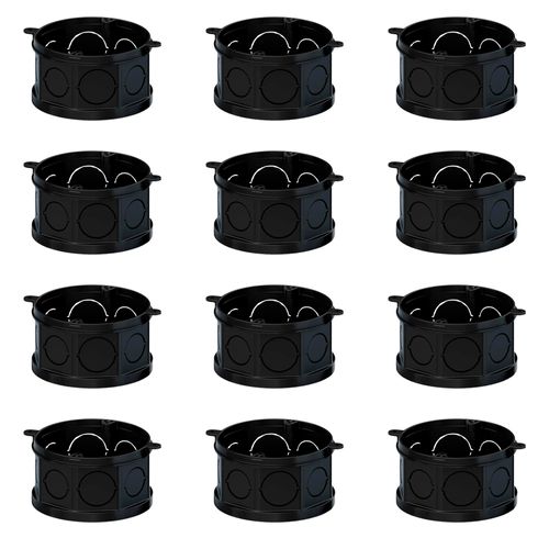 Kit Com 12 Caixas Oitavada De Embutir Bet Plásticos 4x4 F.M Simples - FMS58102