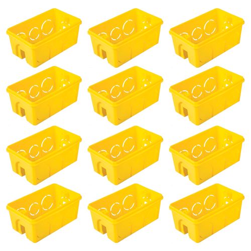 Kit Com 12 Caixas De Embutir Bet Plásticos 4x2 - CX42103