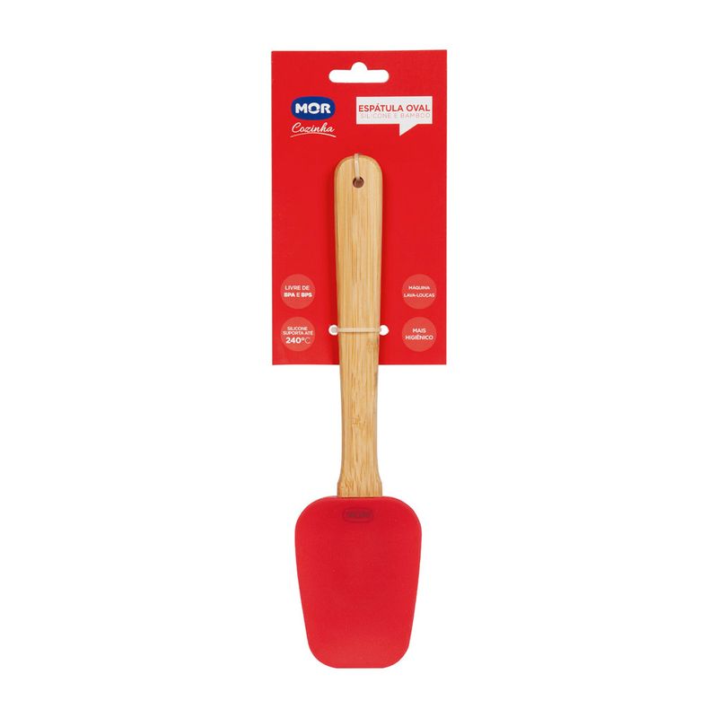 Espatula-Oval-Silicone-Bamboo-Mor-8560-168180-168180-2