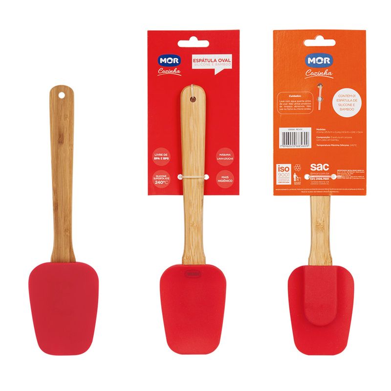 Espatula-Oval-Silicone-Bamboo-Mor-8560-168180-168180-4