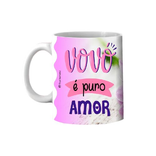 Caneca Vo Puro Amor 325ml Top Home*200315