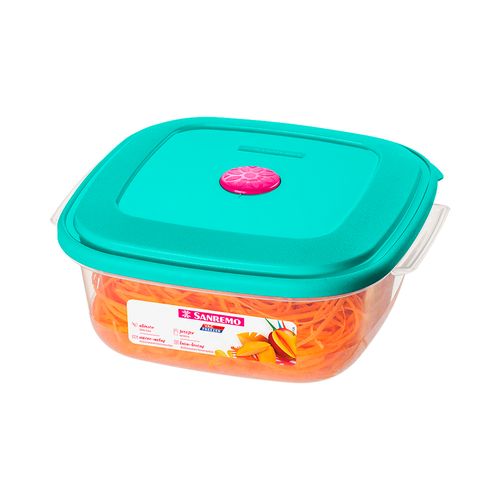 Pote Quadrado de Plástico Sanremo 1,3L Sortido - 455/2