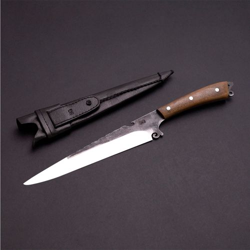 Faca Picaco 3mm Carbono Cabo Madeira 10 SG 283-10